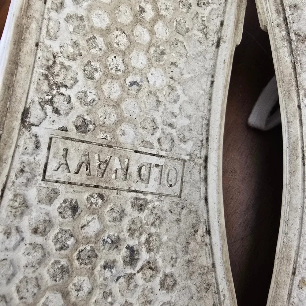 Old Navy Womens Tan Canvas Lace Up Sneakers Size 8 Casual‎ Shoes SZ 8